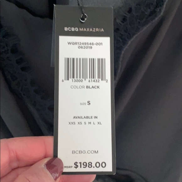 BCBGmaxazria Layered Surplice Blouse - Picture 6 of 7